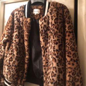 Leopard Print Boomer Jacket